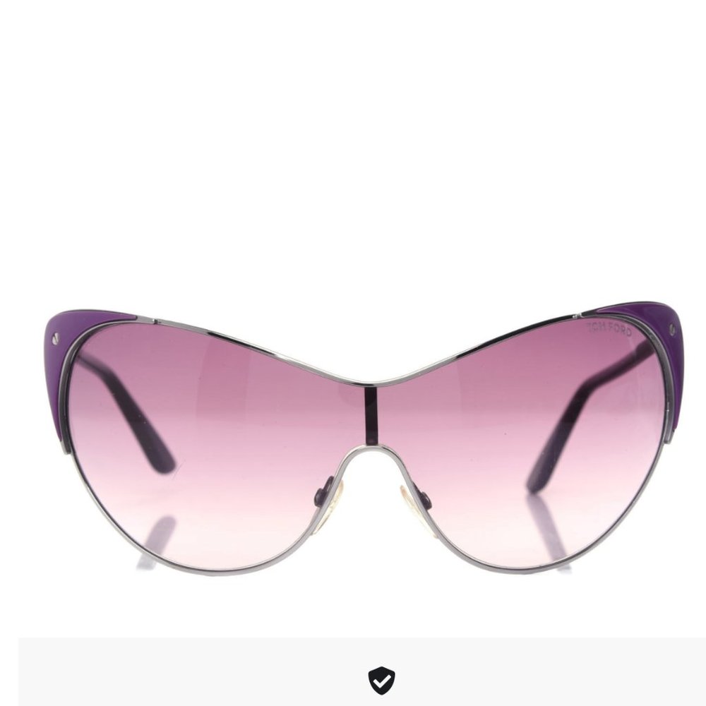 NWT TOM FORD Vanda Cat Eye Vintage Oversized Pink Gradient Sunglasses - Picture 2 of 6